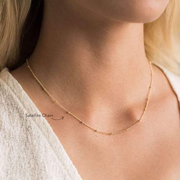 Dainty Gold Necklace for Women, 14K Gold Filled Necklace - Picture 4 of 4